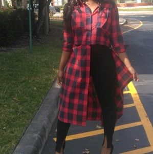 Plaid Tunic-Dress